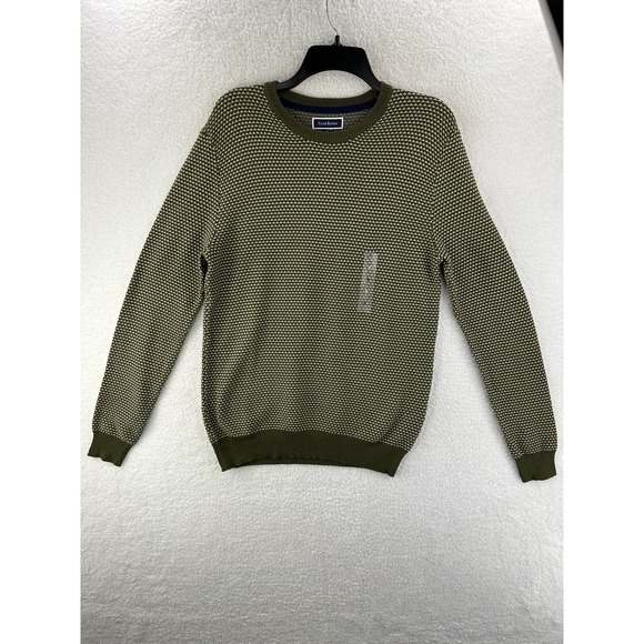 Club Room, Men's Elevated Tonal Texture Sweater Olive Size Small MSRP $65 - Picture 10 of 10